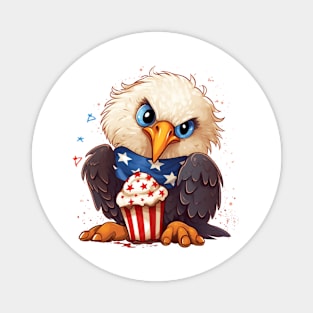 4th of July Baby Bald Eagle #2 Magnet